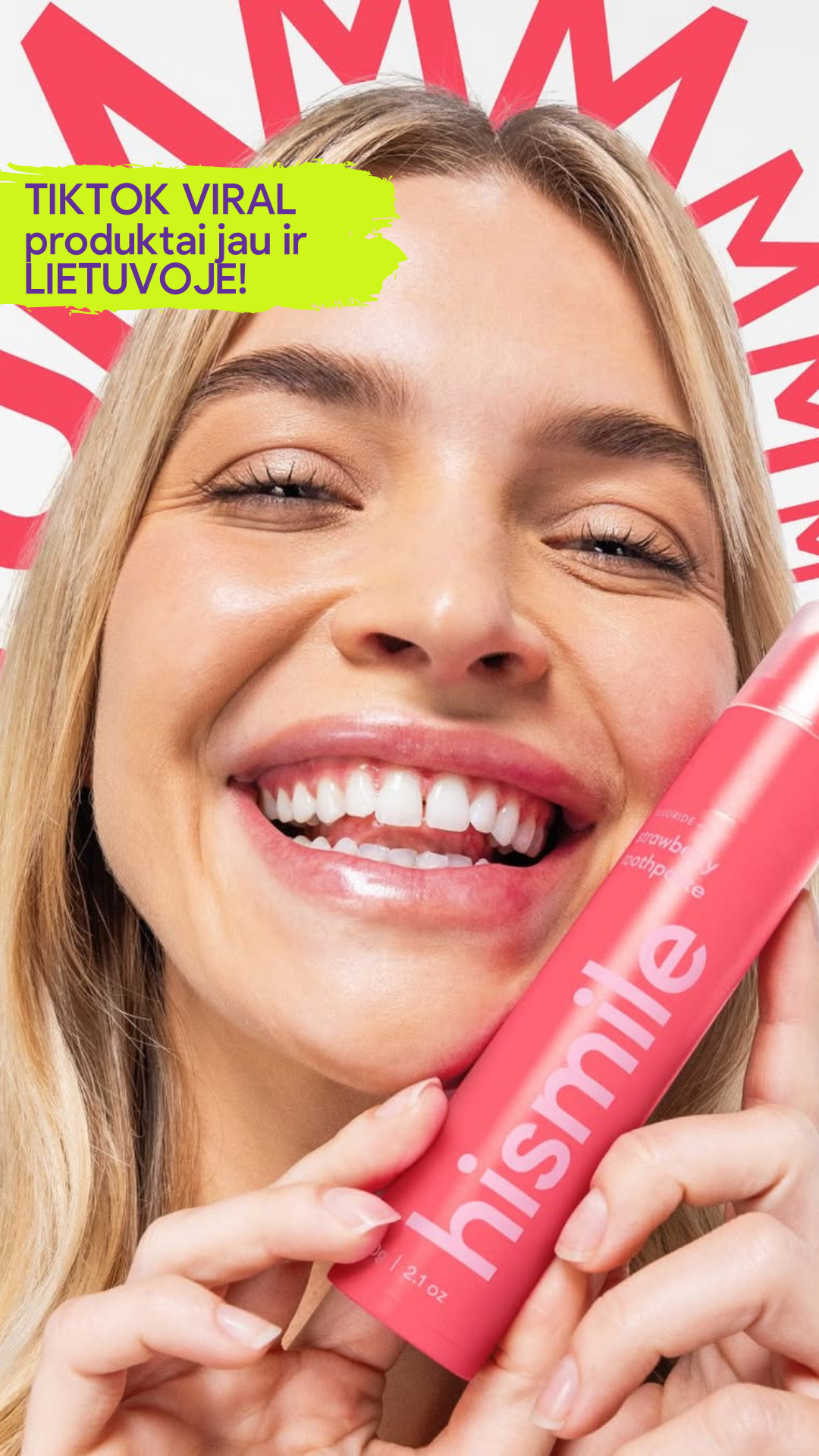 Hismile Baltics Facebook ad