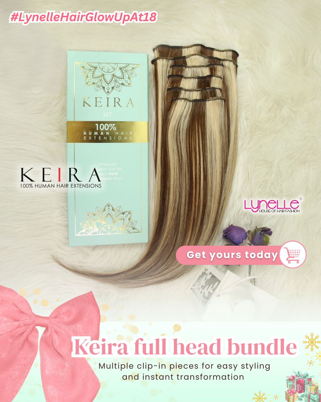 Lynelle Hair Fashion - Keira Hair Extensions Facebook ad