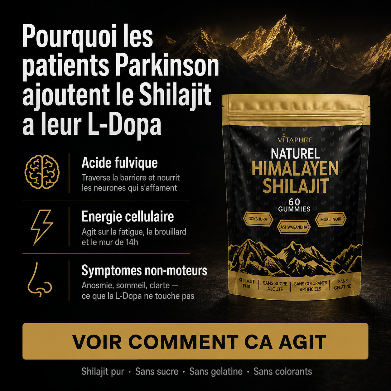 Parkinson Info Santé Facebook ad: Redevenez vous-même.