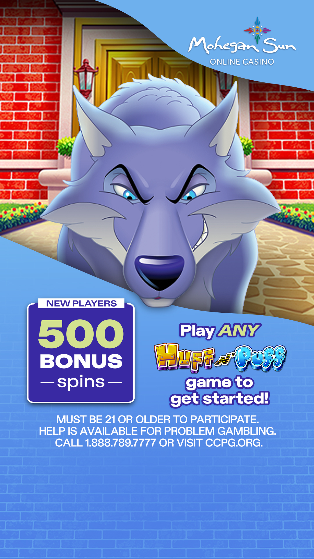 Mohegan Sun CT Online Casino Facebook ad from May 17, 2026