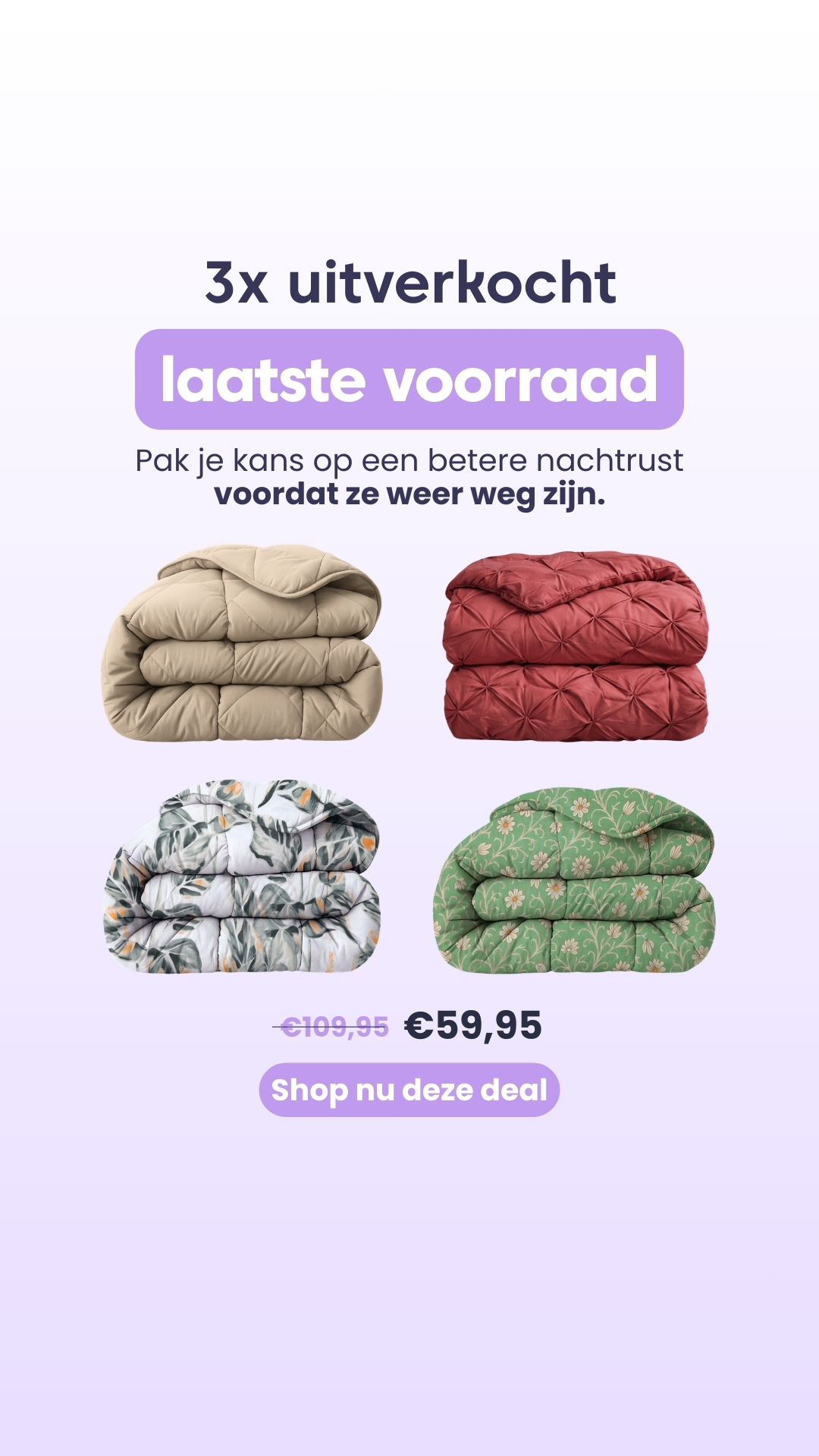 HappyBed Facebook ad