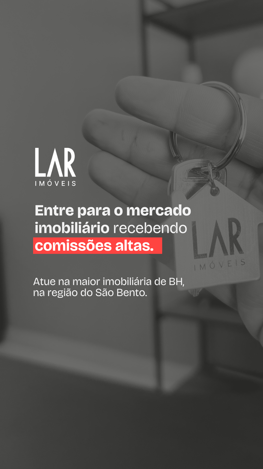 LAR Imóveis Facebook ad: Vaga em aberto
