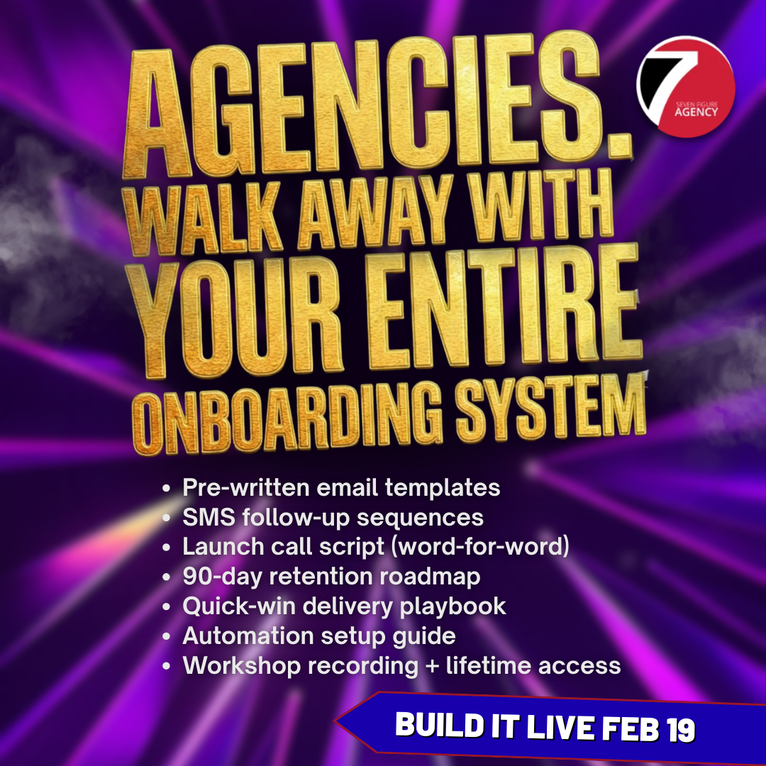 Seven Figure Agency Facebook ad