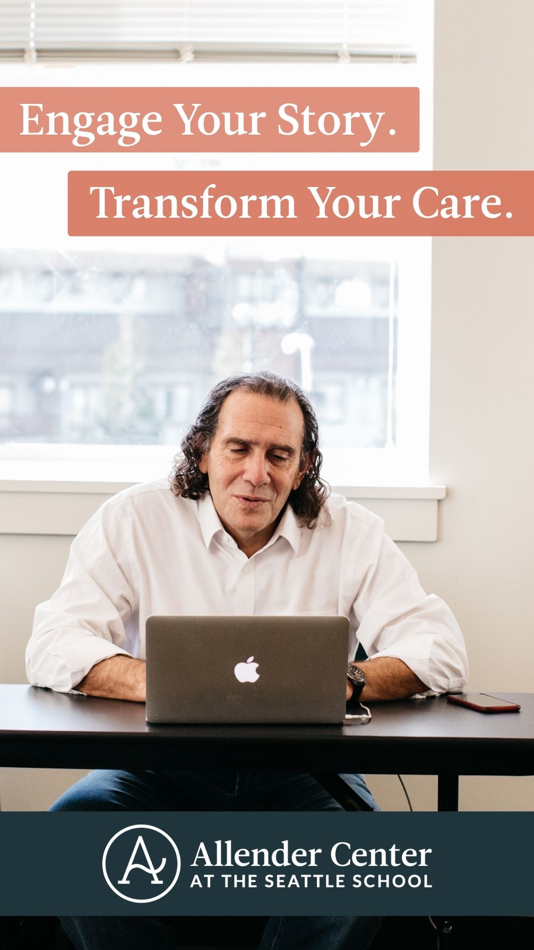 The Allender Center Facebook ad: The Care You Offer Starts With You