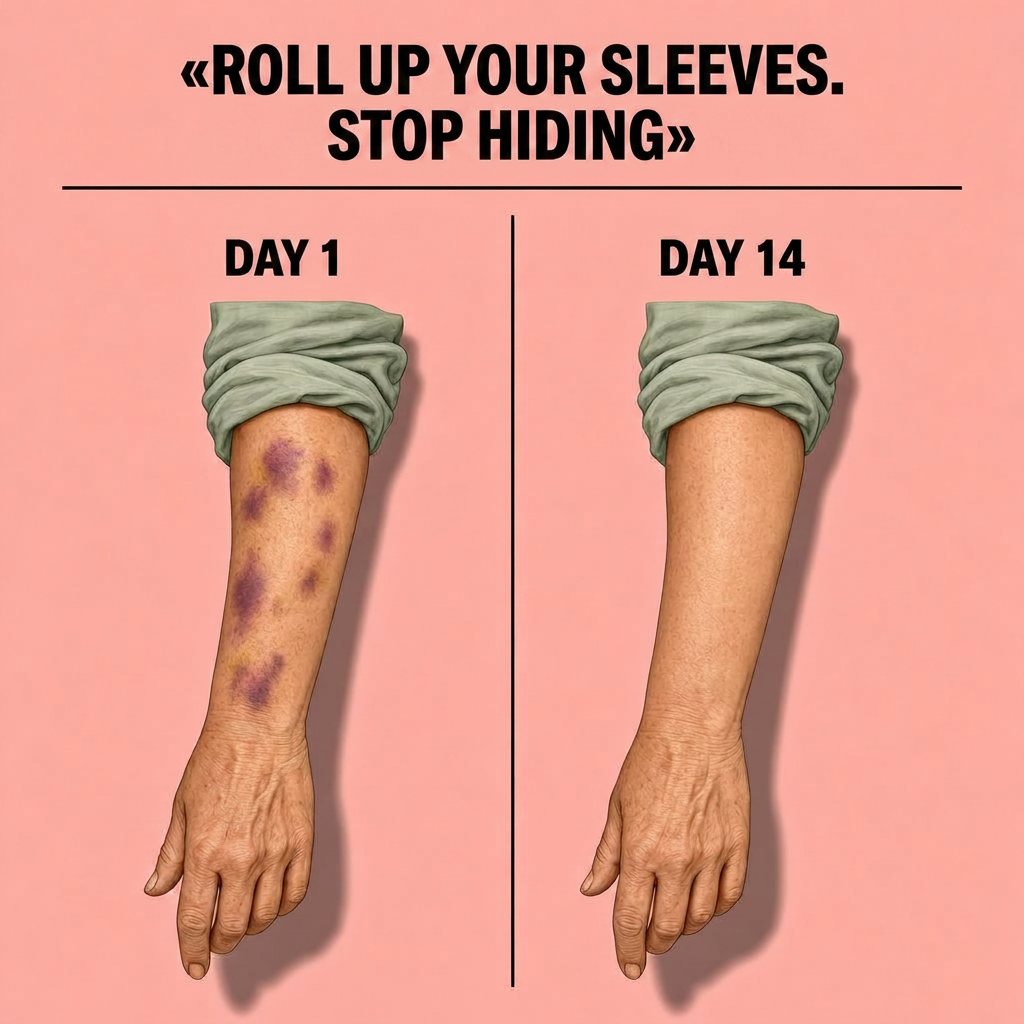 Senior Wellness UK Facebook ad: Reduce bruising and restore skin firmness