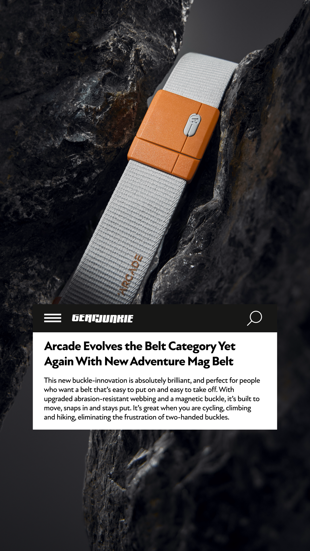 Arcade Belts Facebook ad