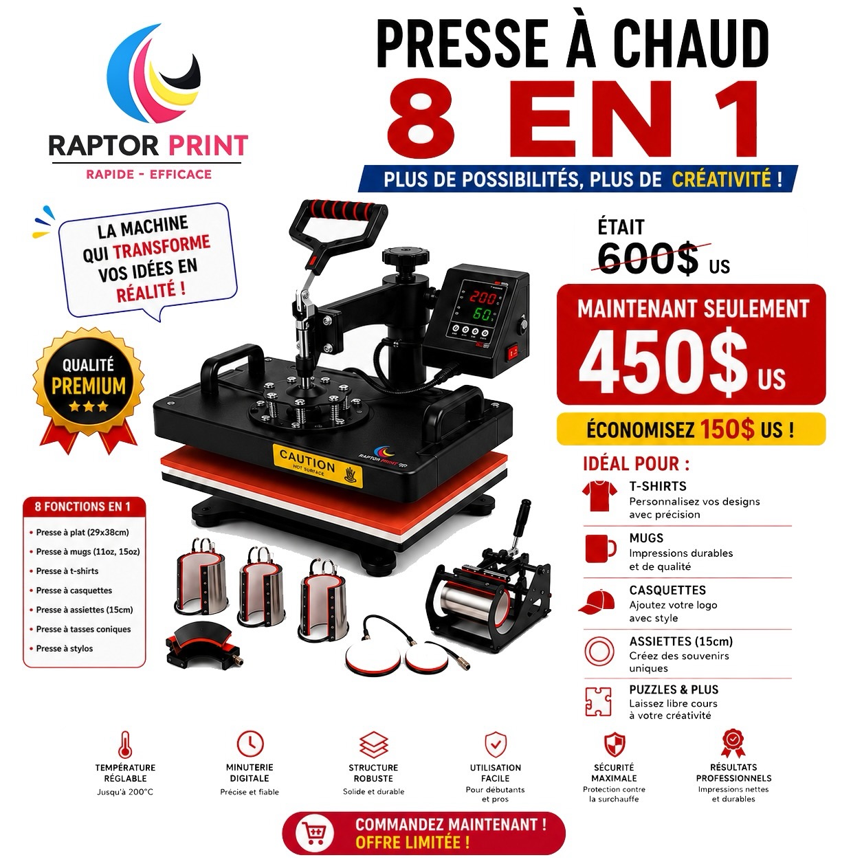 Raptor Print Facebook ad: Available