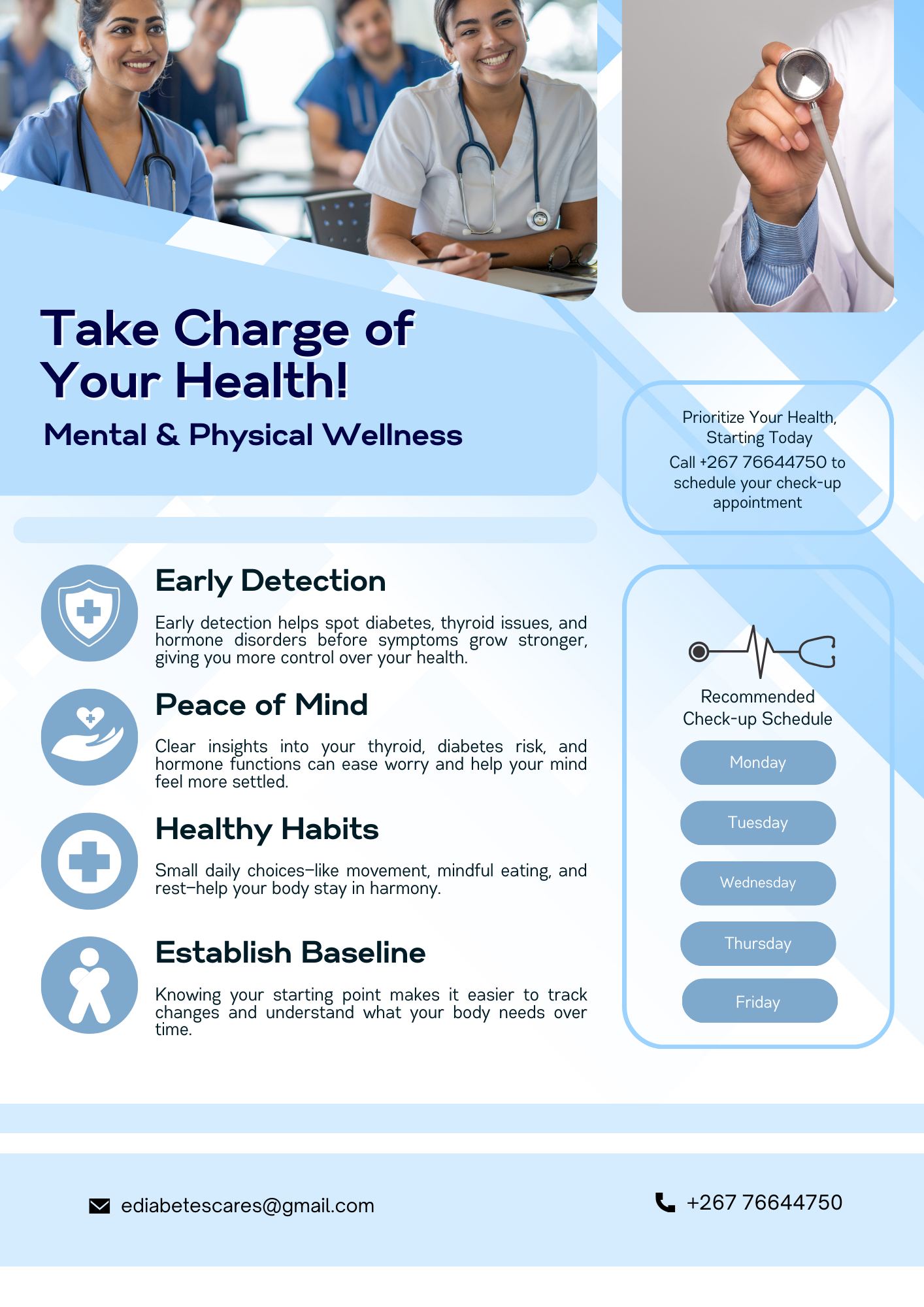 Diabetes & Endocrine Center Facebook ad from Mar 24, 2026