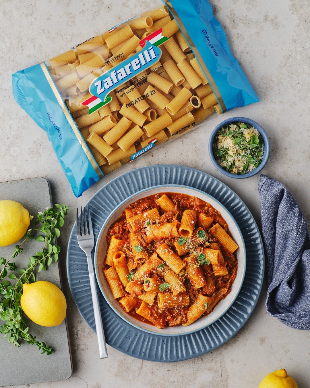 Zafarelli Pasta Facebook ad: Meals made easy with Zafarelli Pasta!