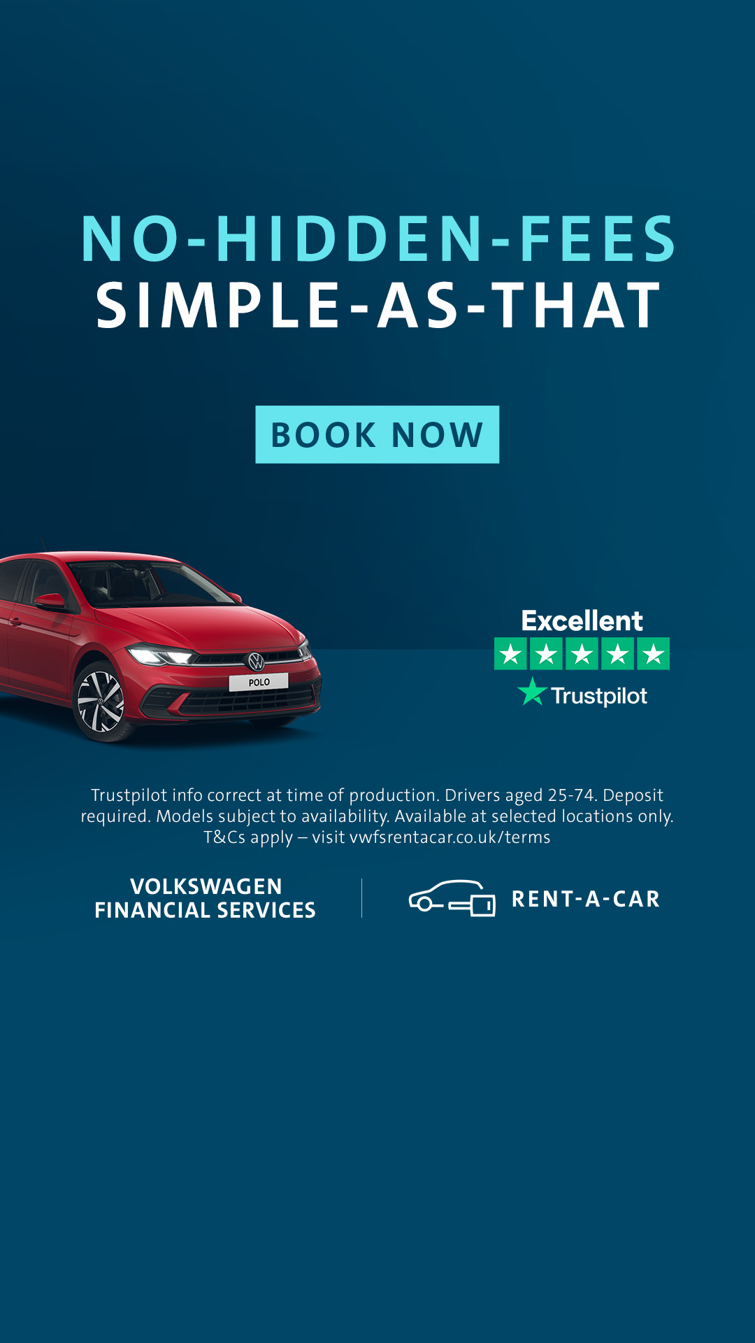 VWFS Rent-a-Car Facebook ad from Jul 8, 2026