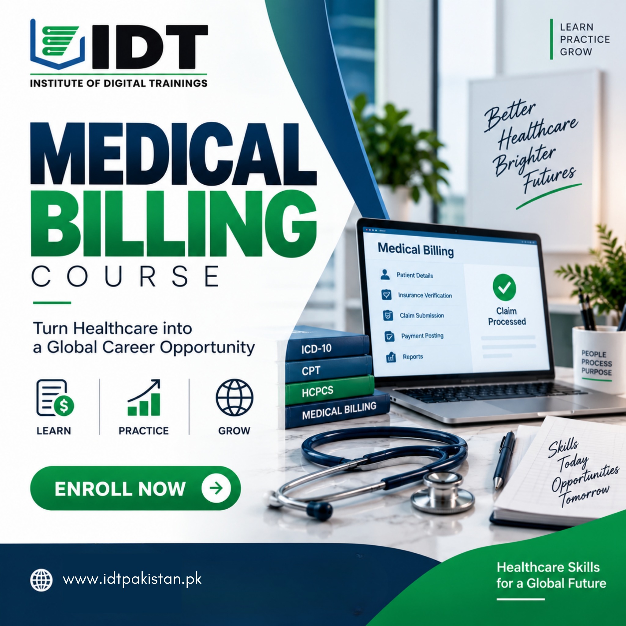 Institute of Digital Trainings Facebook ad: ๐๐ฒ๐ฎ๐ฟ๐ป ๐ ๐ฒ๐ฑ๐ถ๐ฐ๐ฎ๐น ๐๐ถ๐น๐น๐ถ๐ป๐ด
