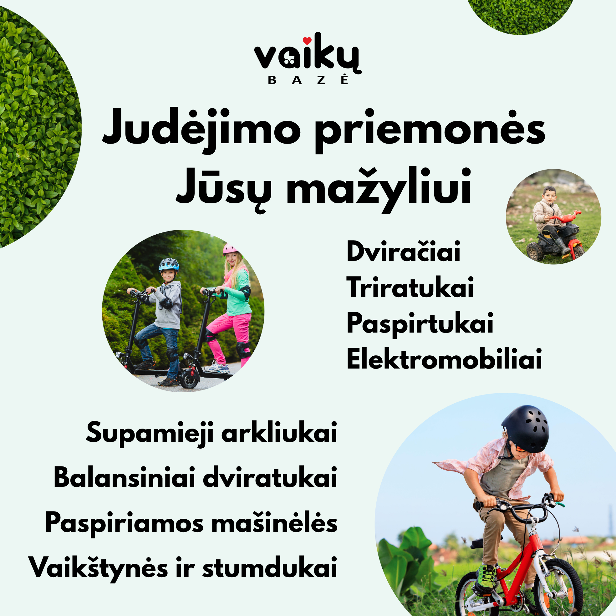 Vaikų bazė - Prekės kūdikiams ir vaikams Facebook ad