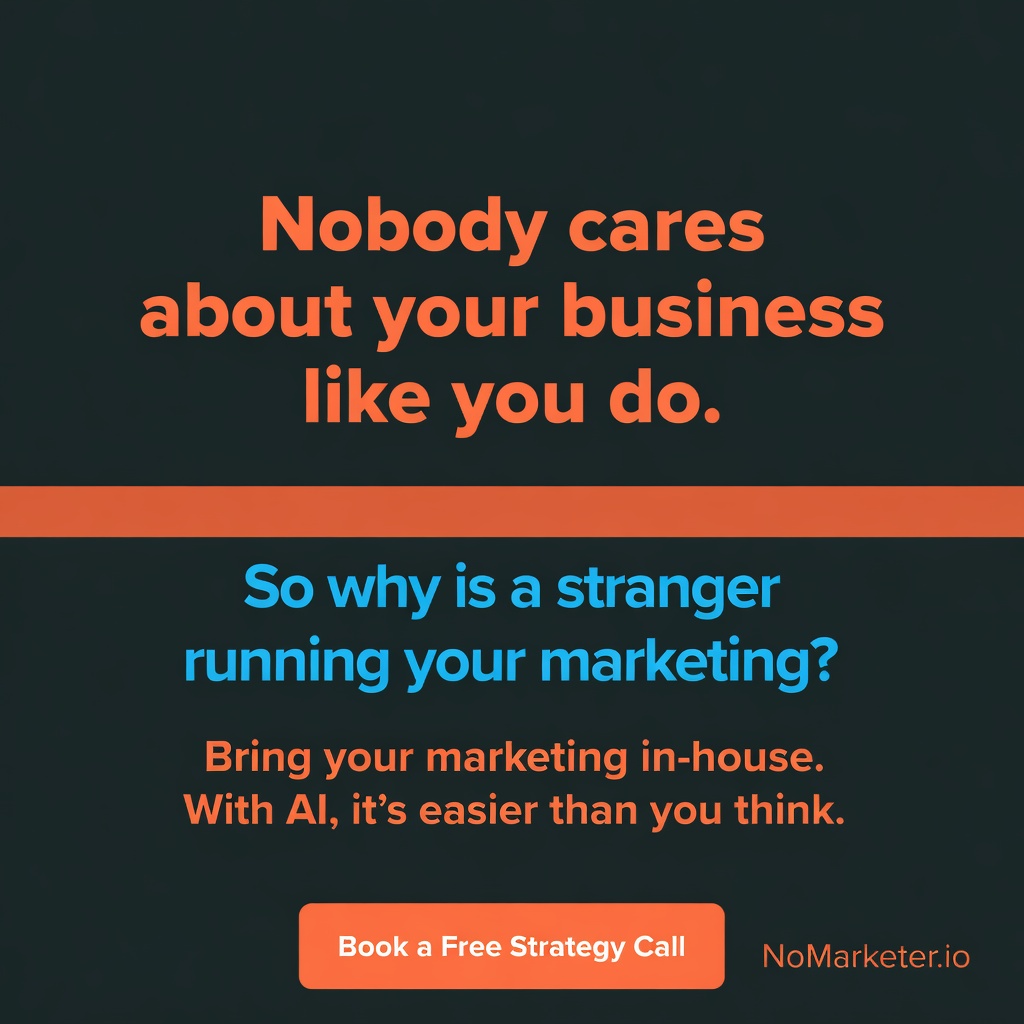 NO Marketer Facebook ad from May 14, 2026