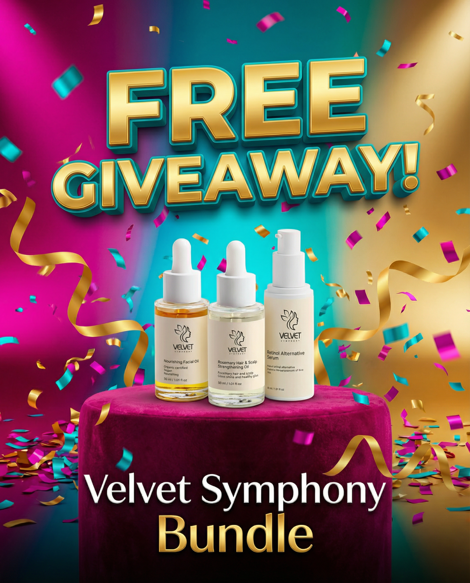 Velvet Symphony Facebook ad
