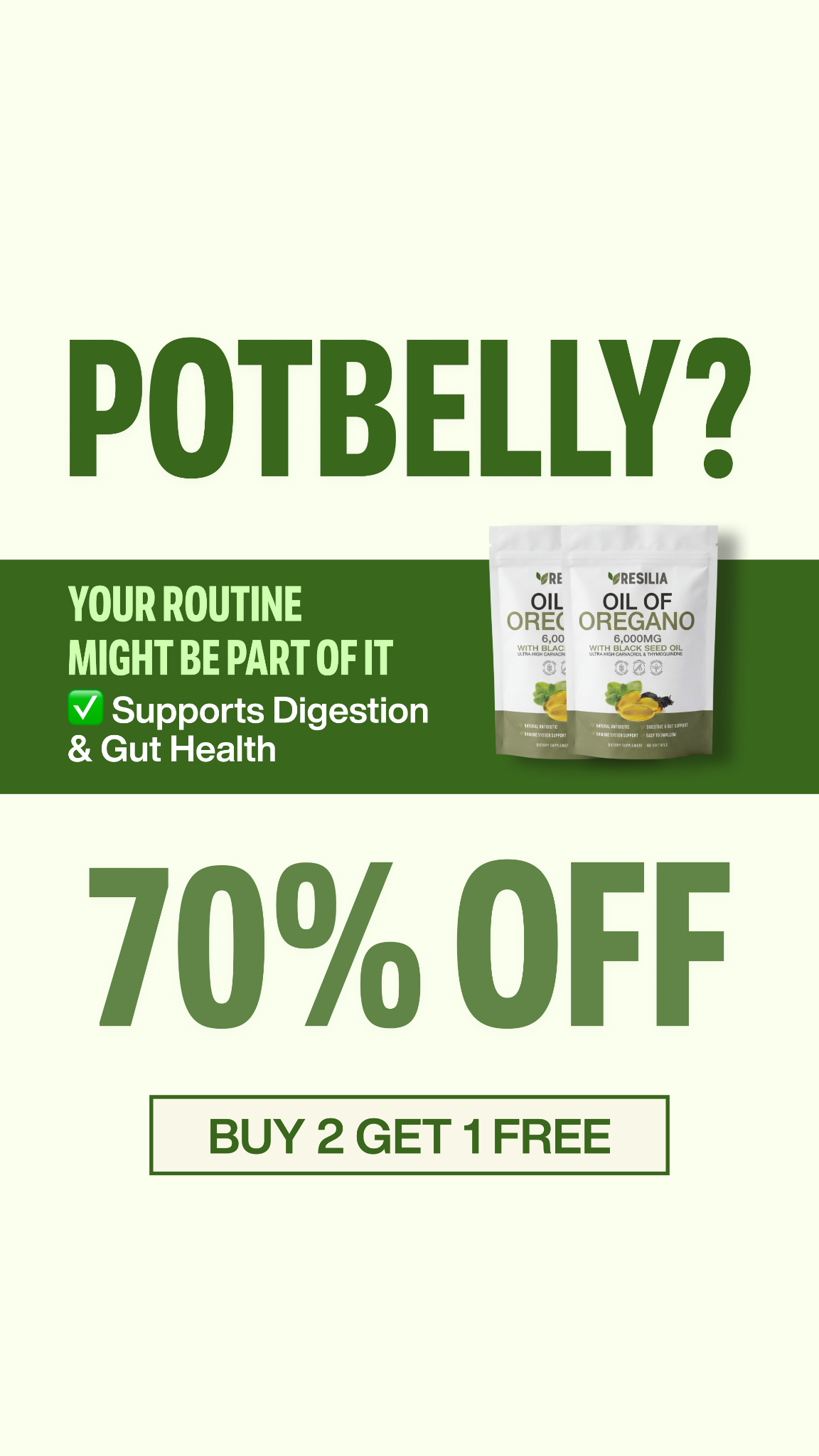 Belly Better Daily Facebook ad