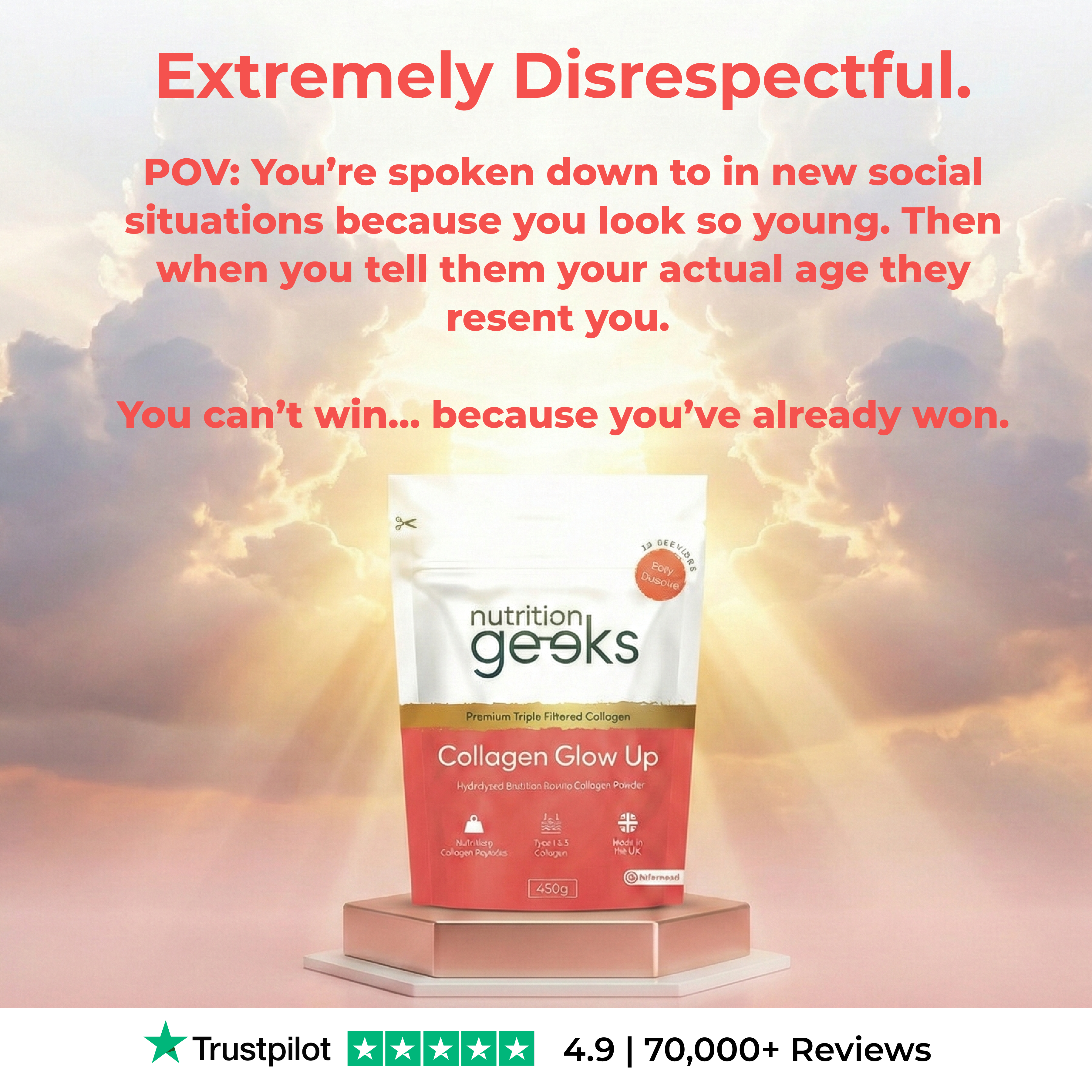 Nutrition Geeks Facebook ad