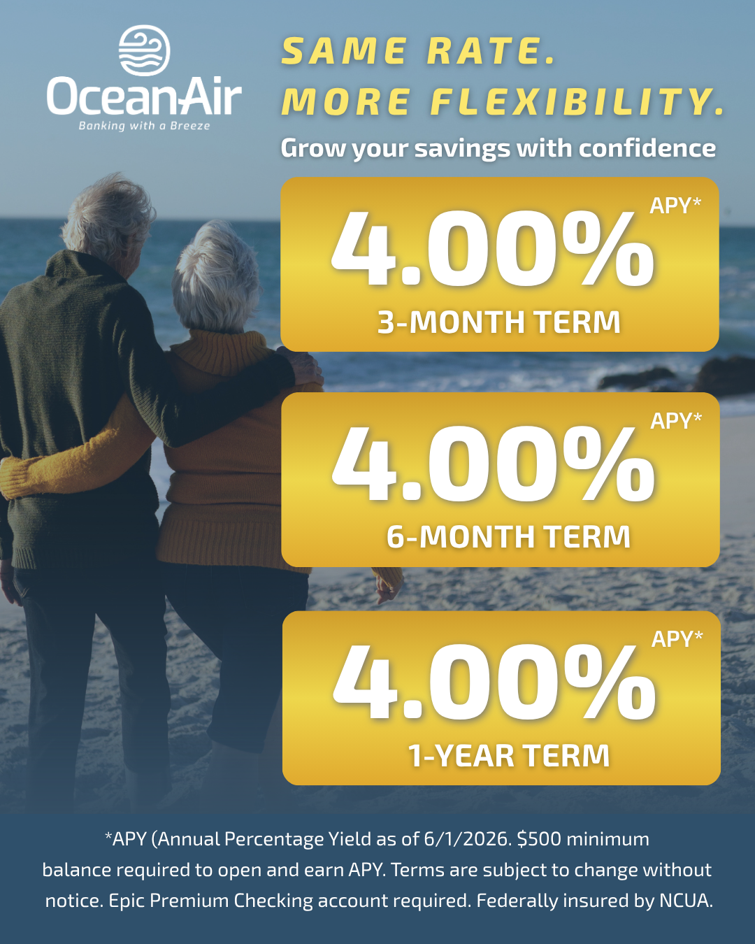 OceanAir Credit Union Facebook ad