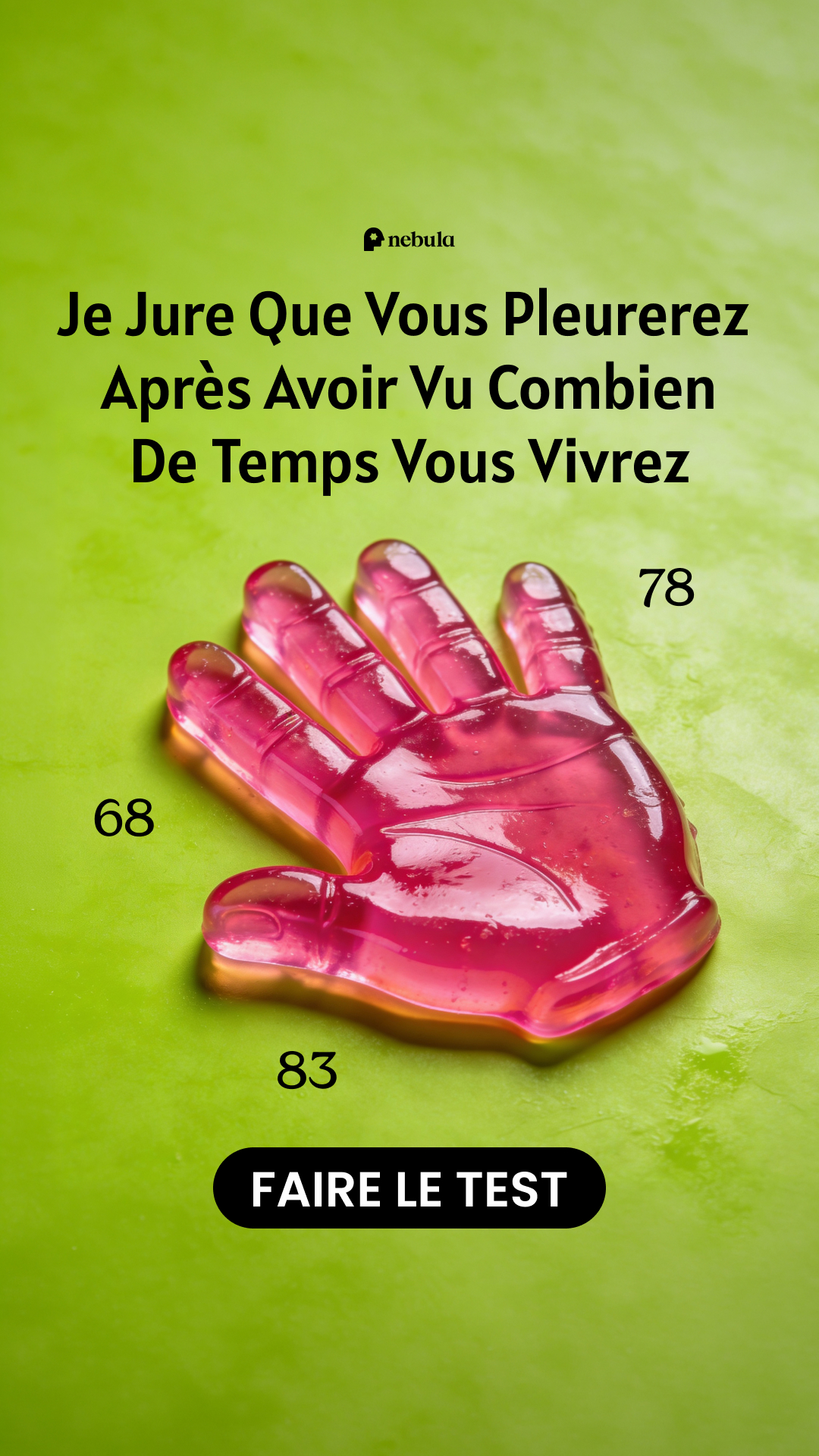 Nebula: Palm Reading Facebook ad