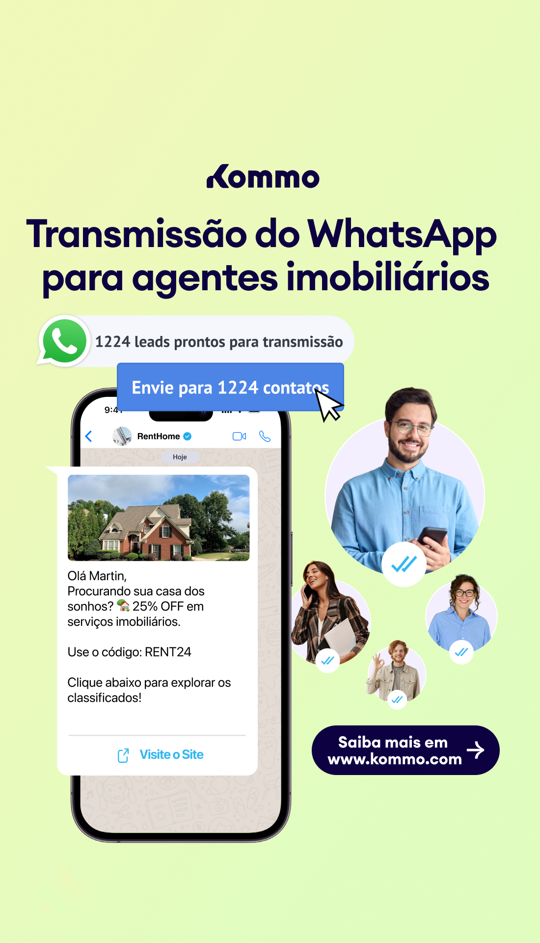 Kommo Brasil Facebook ad