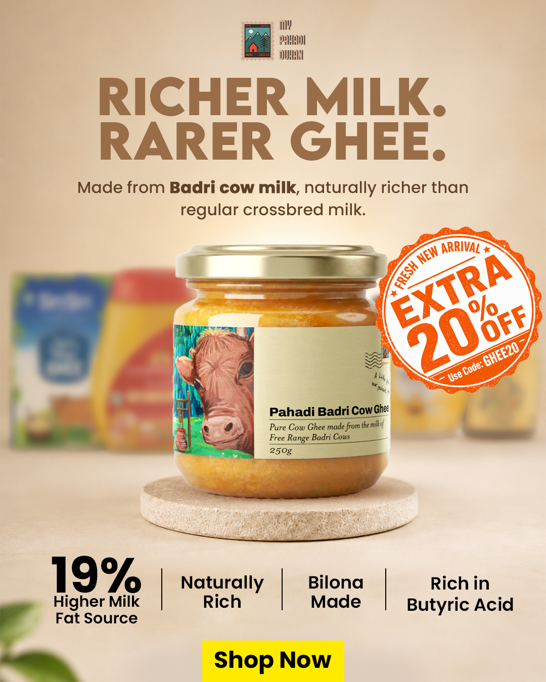 My Pahadi Dukan Facebook ad