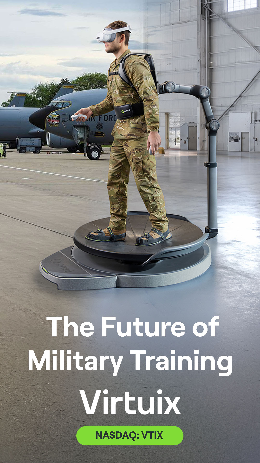 Virtuix Omni Facebook ad from Jul 15, 2026