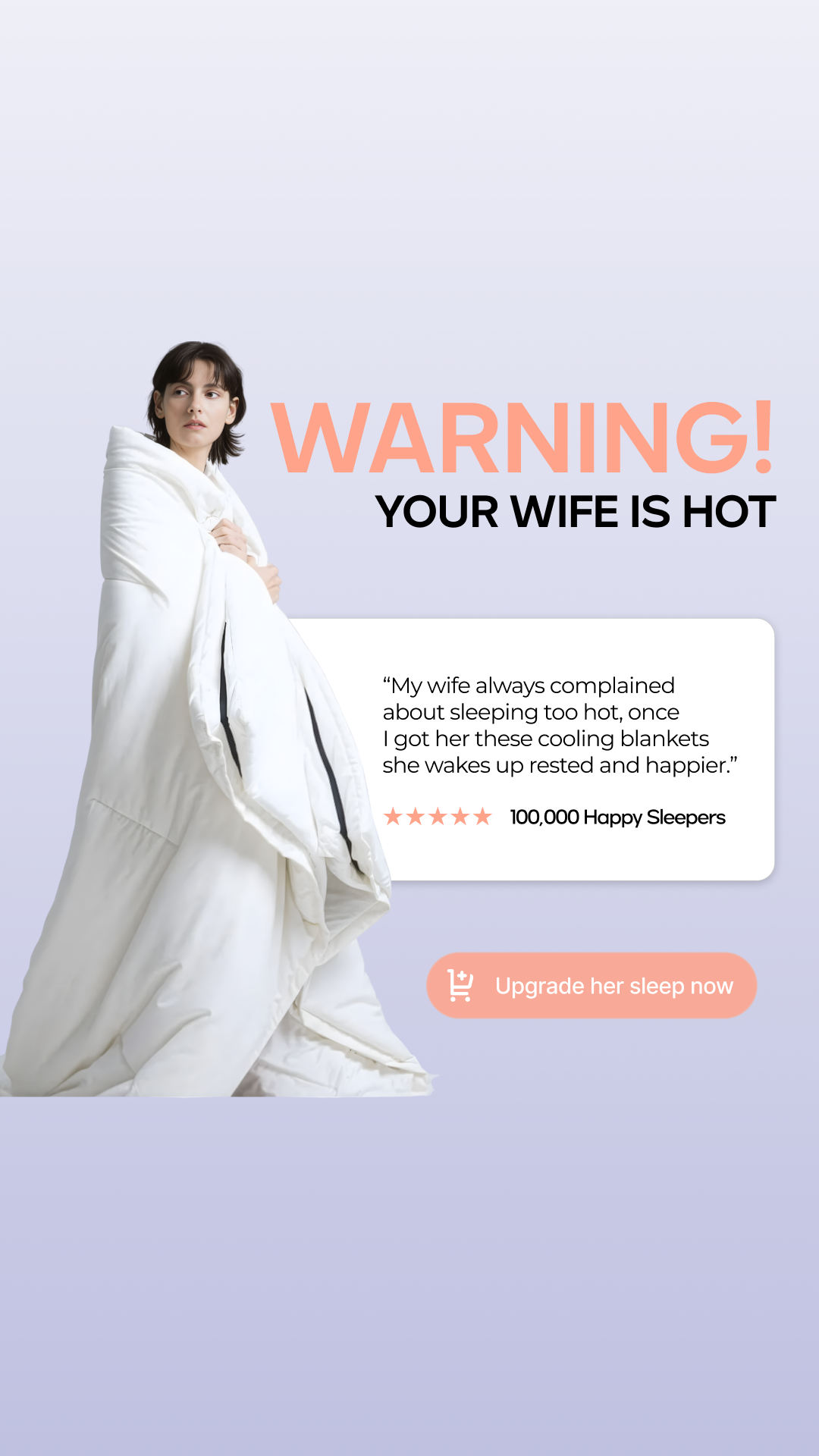 Mellow Comforters Facebook ad