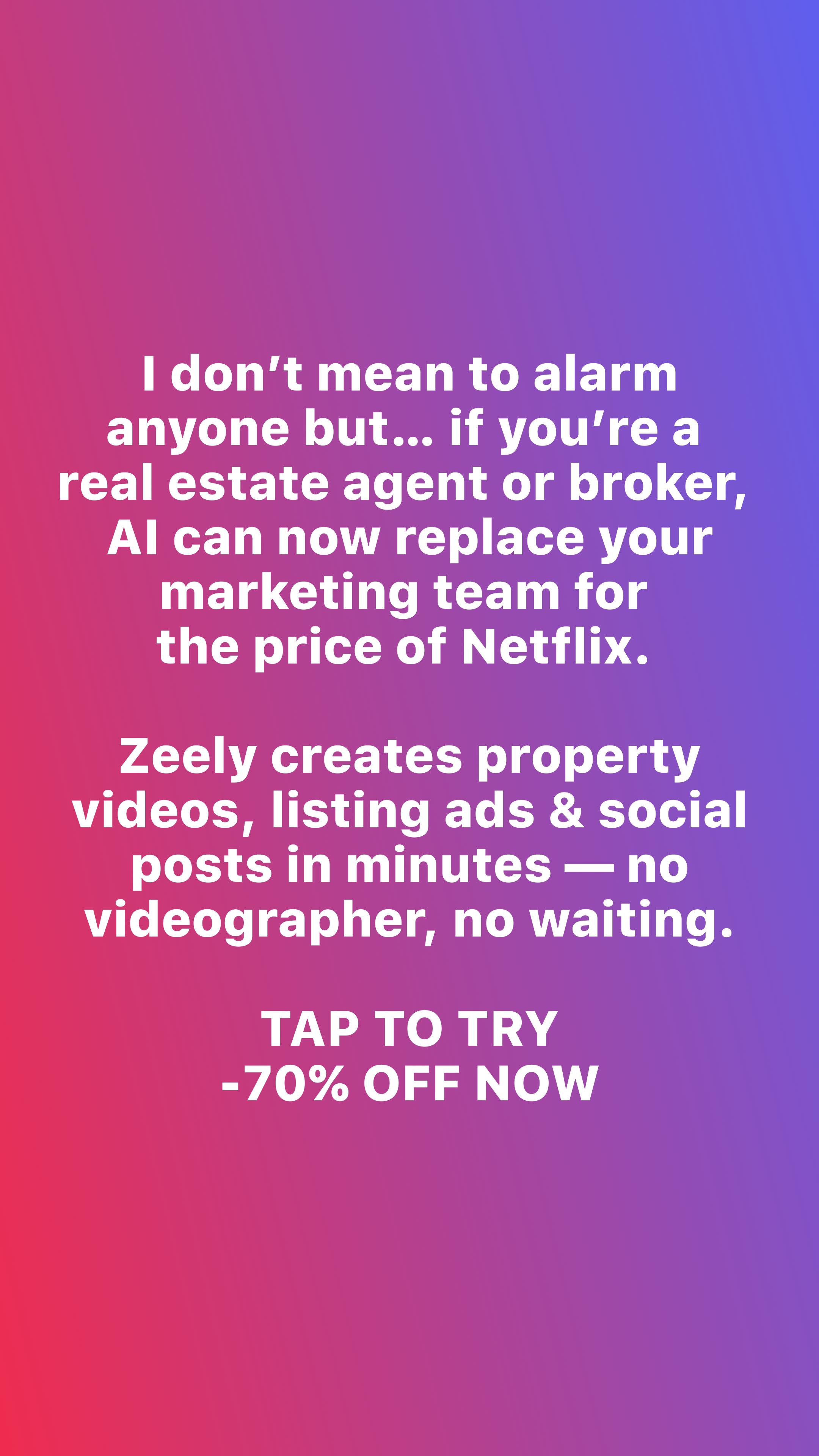 Zeely Facebook ad