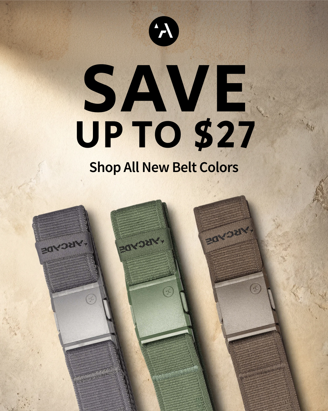 Arcade Belts Facebook ad