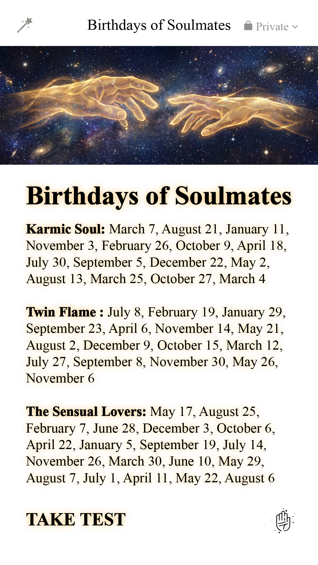 Cosmic Compatibility Facebook ad