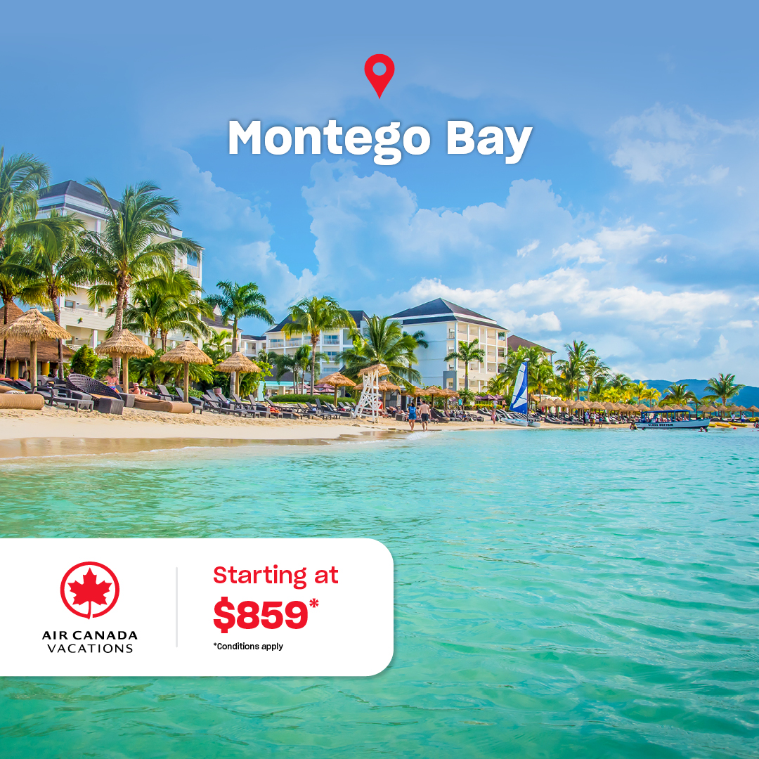Air Canada Vacations Facebook ad