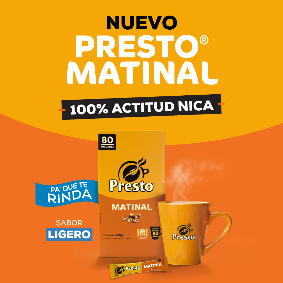 Café Presto Facebook ad
