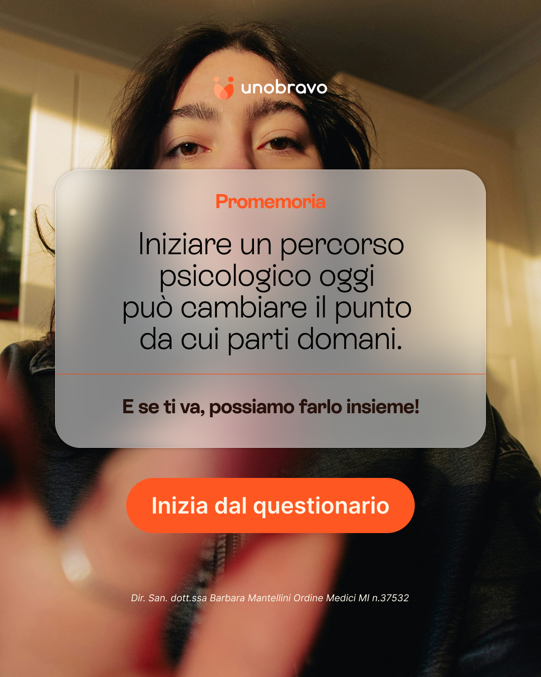 Unobravo Facebook ad