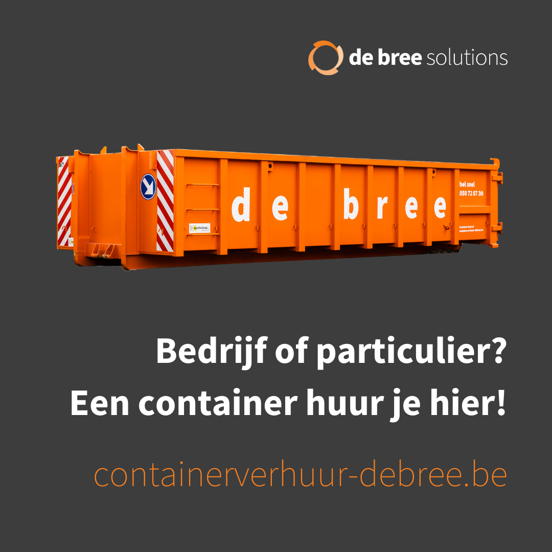De Bree Solutions Facebook ad: Op zoek naar een lokale containerdienst?