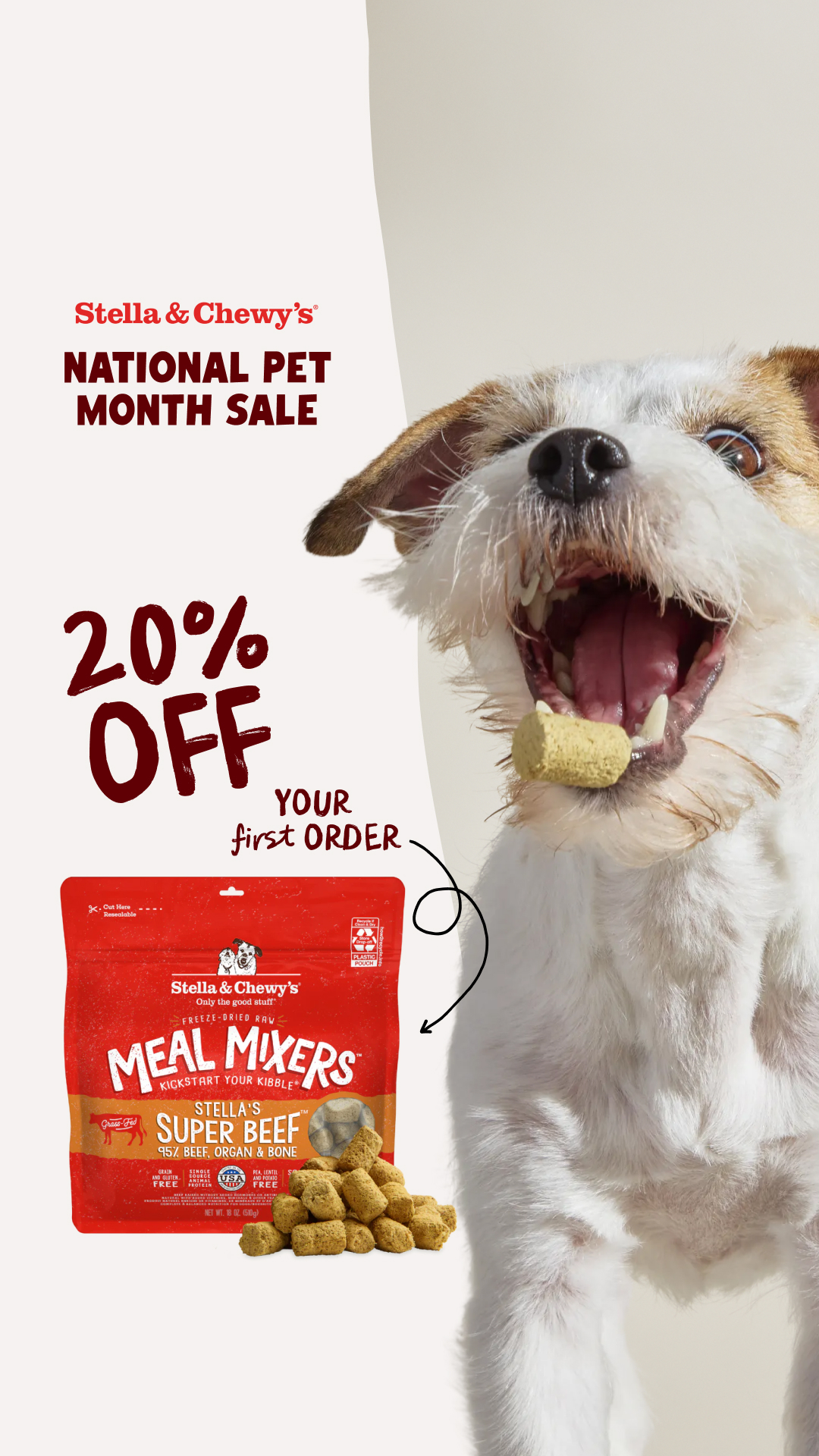 Stella & Chewy's Facebook ad