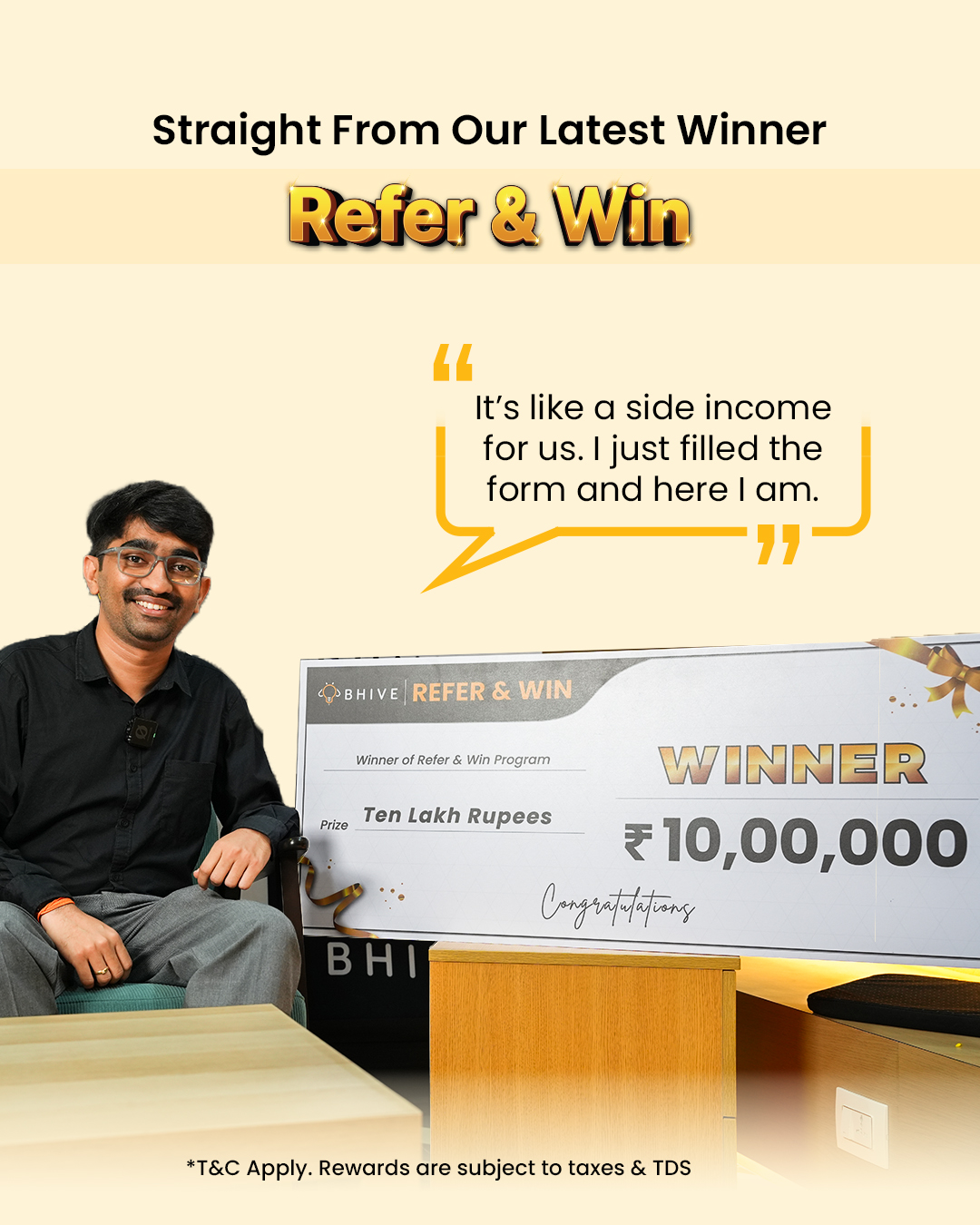 BHIVE Workspace Facebook ad