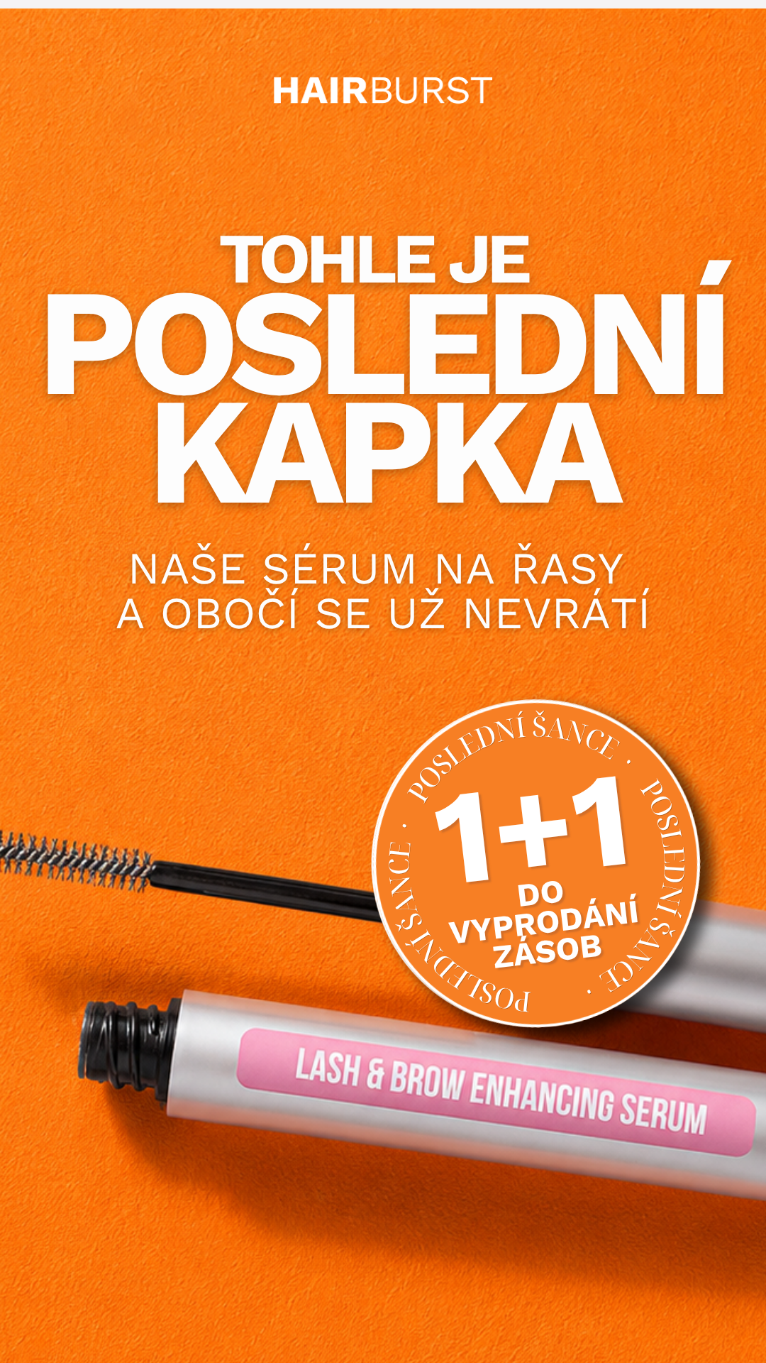 Hairburst Czech Republic Facebook ad