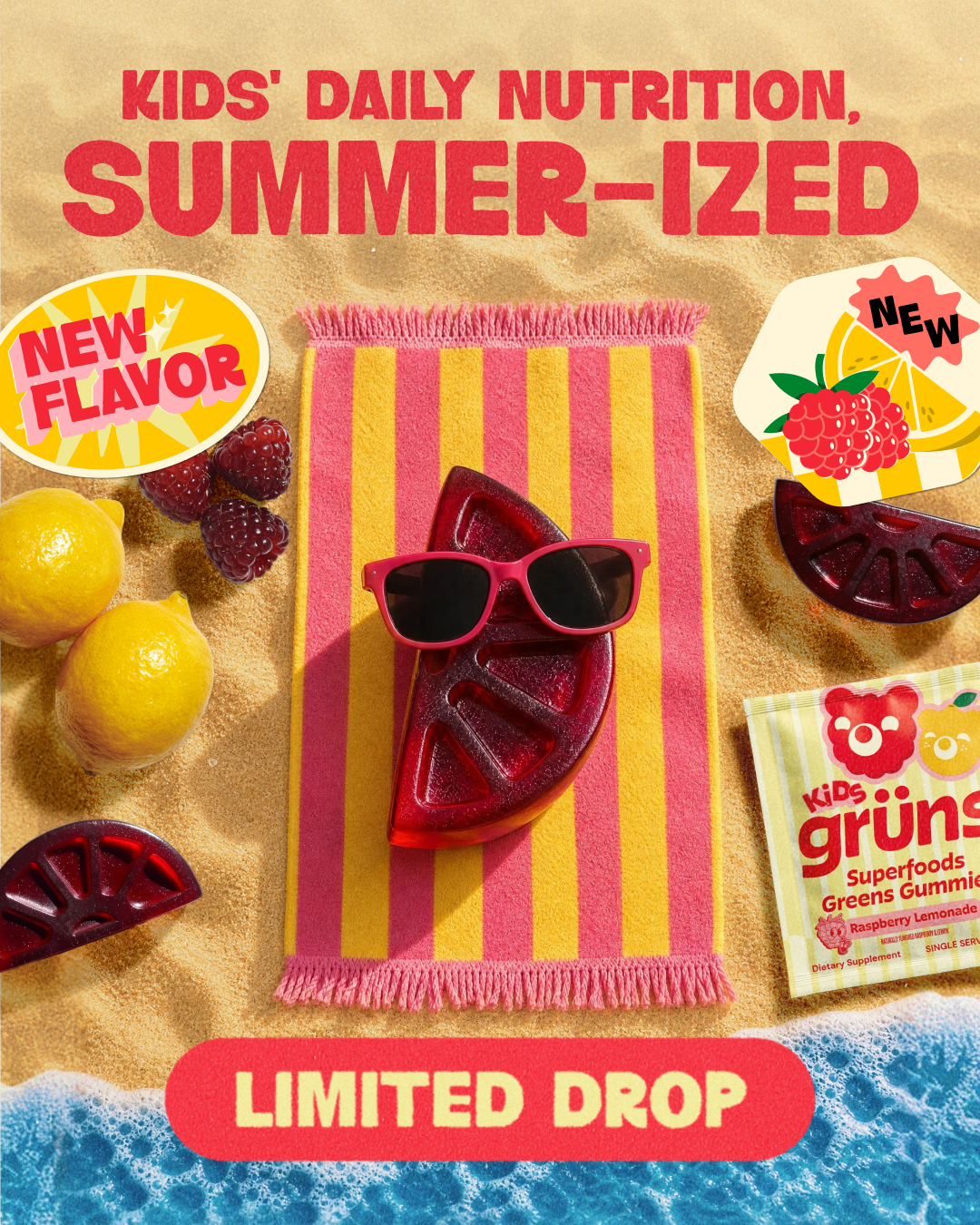 Grüns Kids Facebook ad