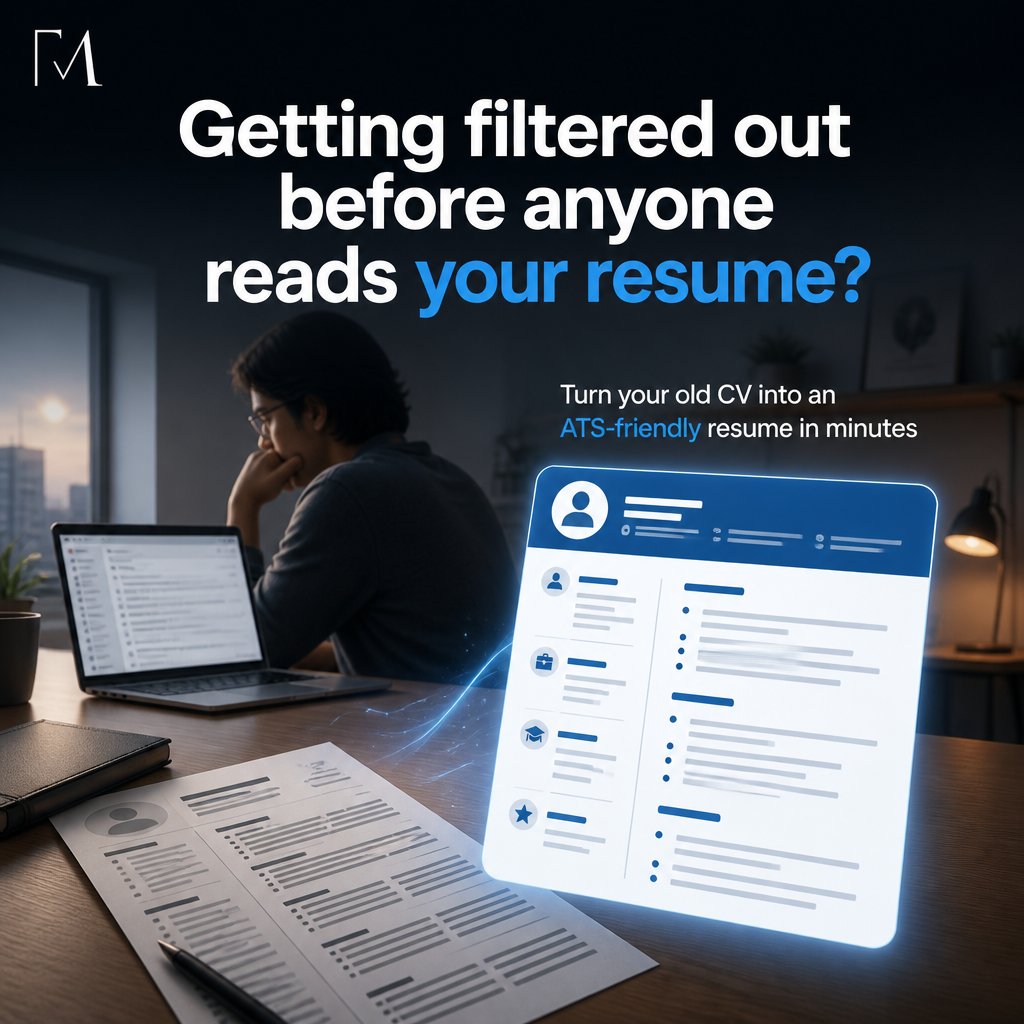 TM AI Resume Builder Facebook ad: Still getting ghosted?