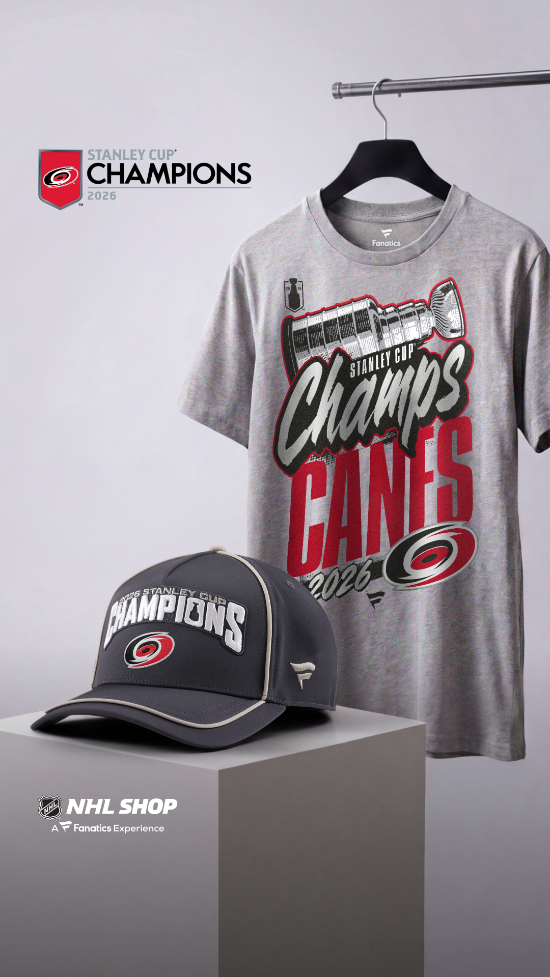 Carolina Hurricanes on NHL Shop Facebook ad from Jun 14, 2026