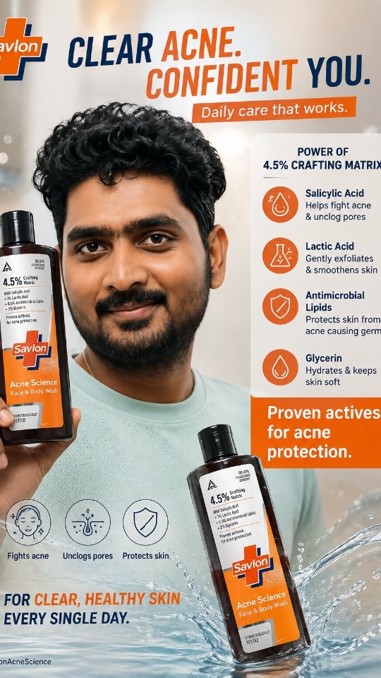 Savlon India Facebook ad: Myth: once acne clears, it won't come back.