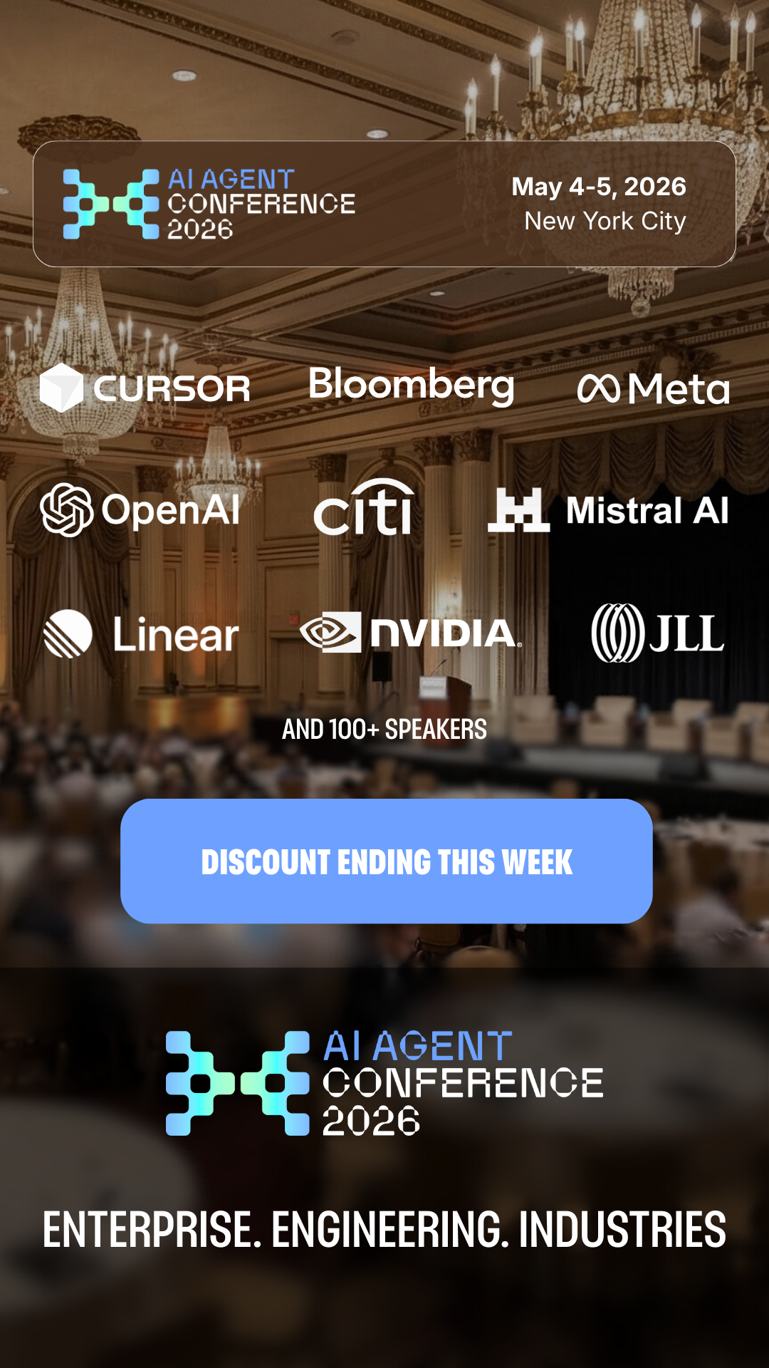 AI Agent Conference Facebook ad