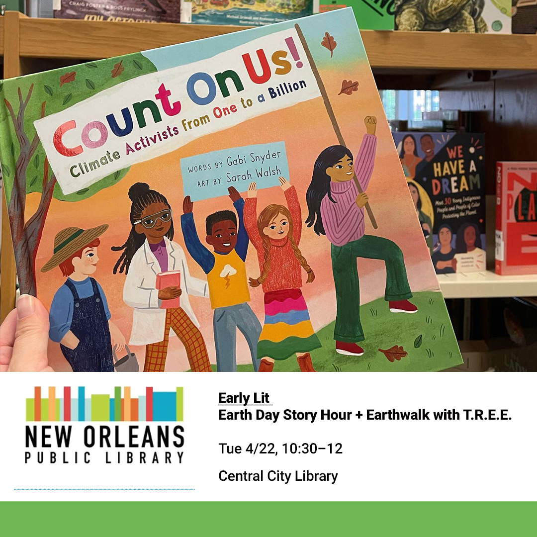 New Orleans Public Library Facebook ad