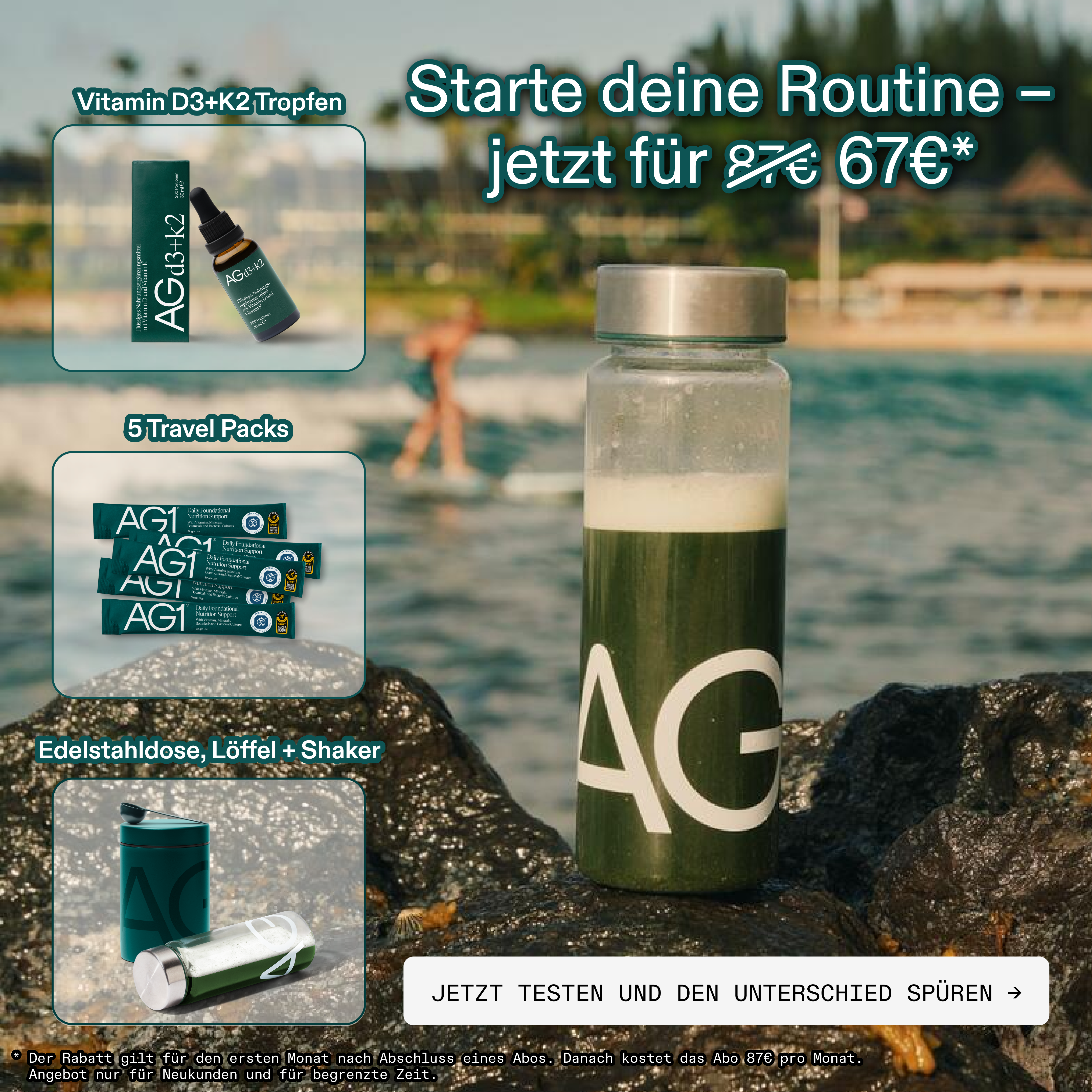 AG1 Deutschland Facebook ad
