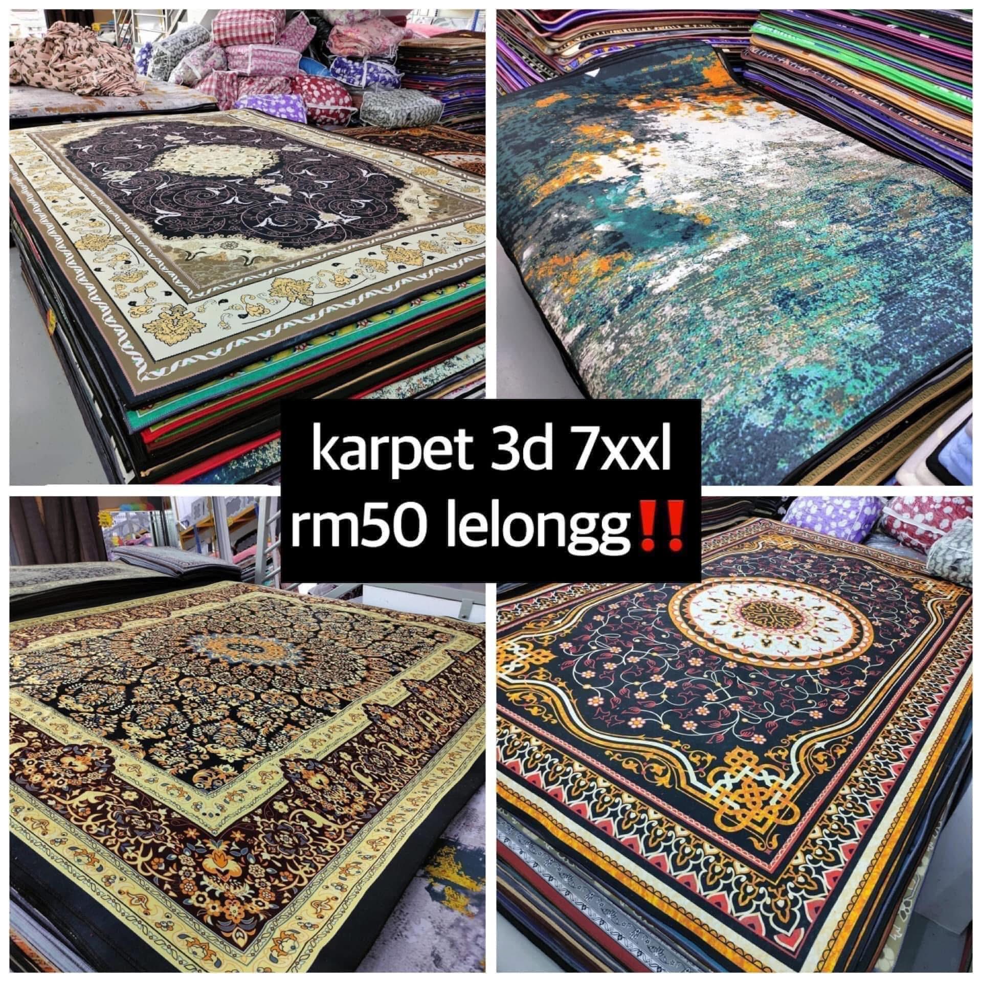 Nisar Carpets Facebook ad: Jualan Lelong Penghabisan stok!