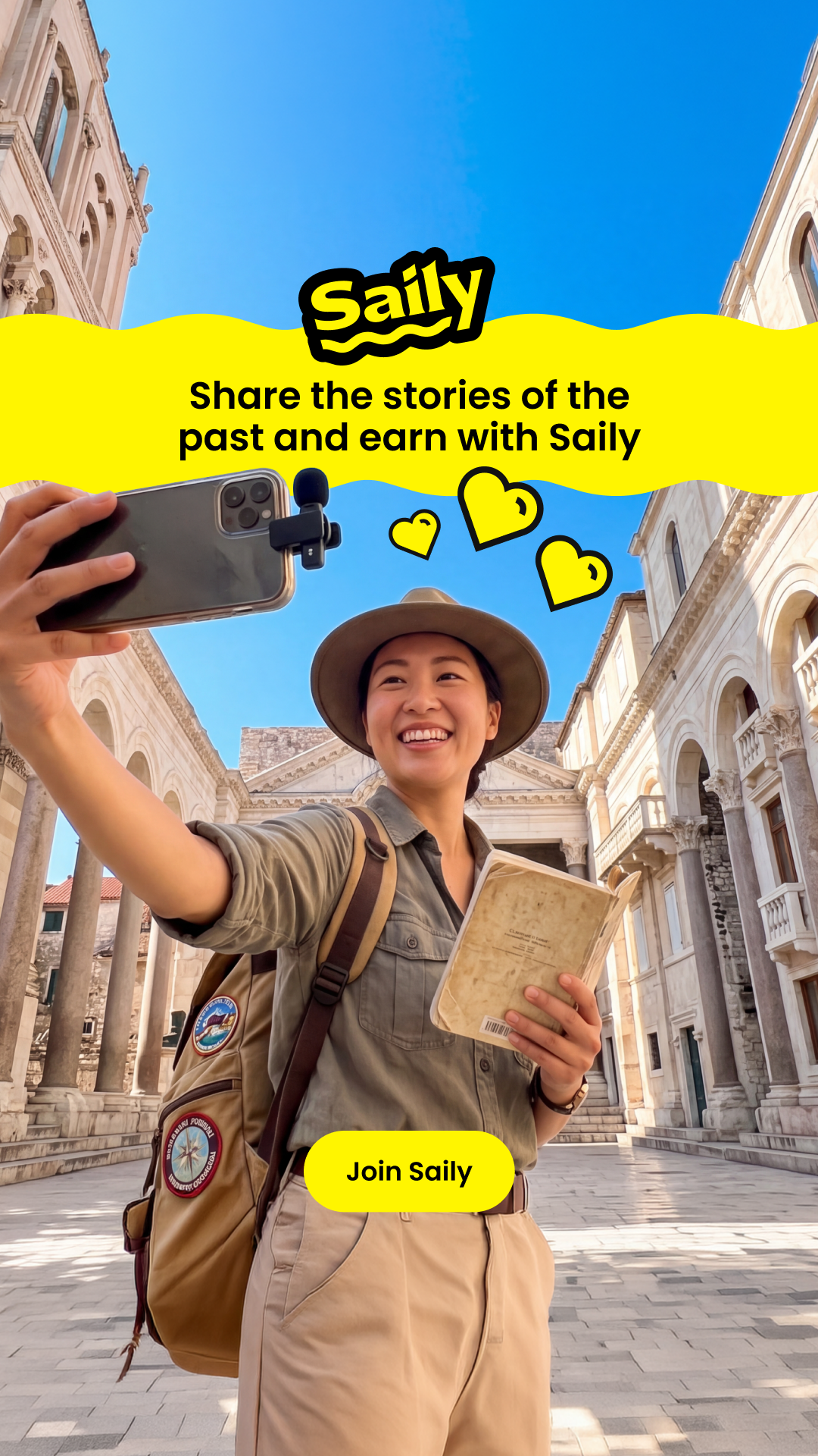 Saily Facebook ad