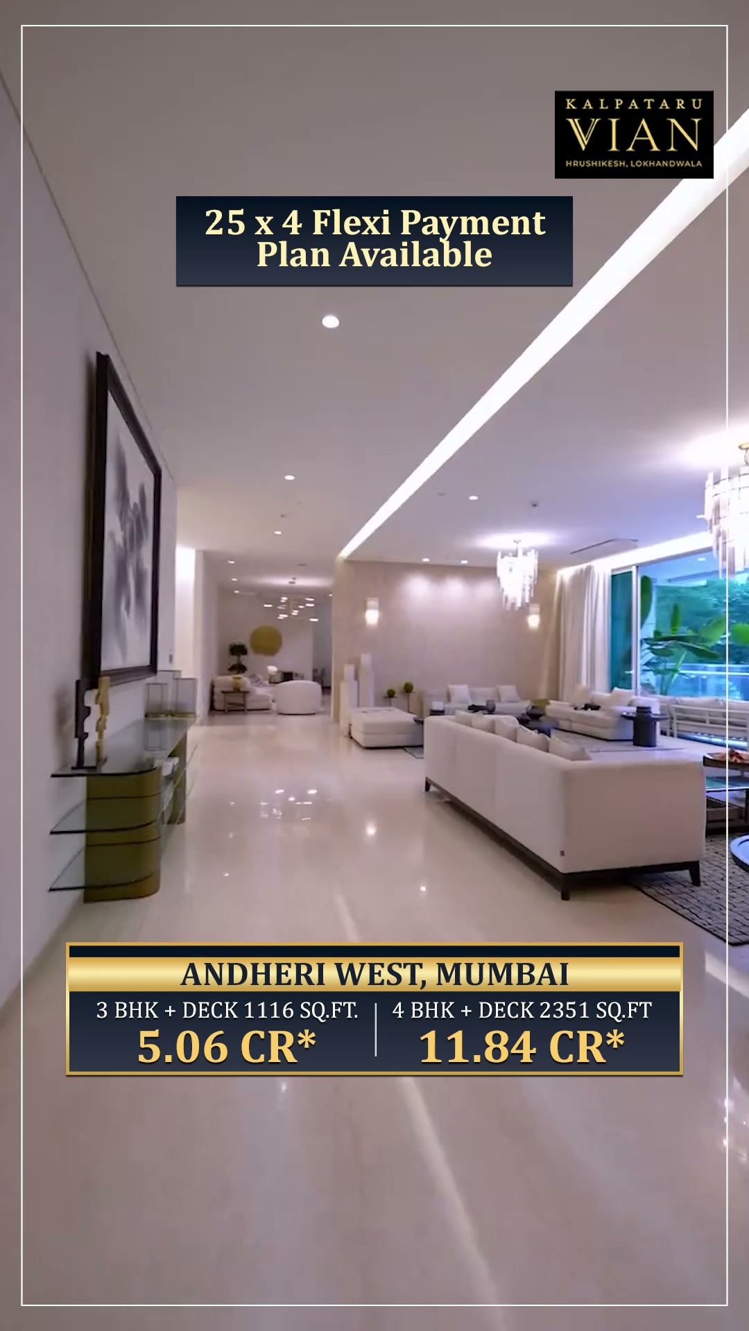 Properties Aura's Facebook ad: 15 Mins From International Airport
