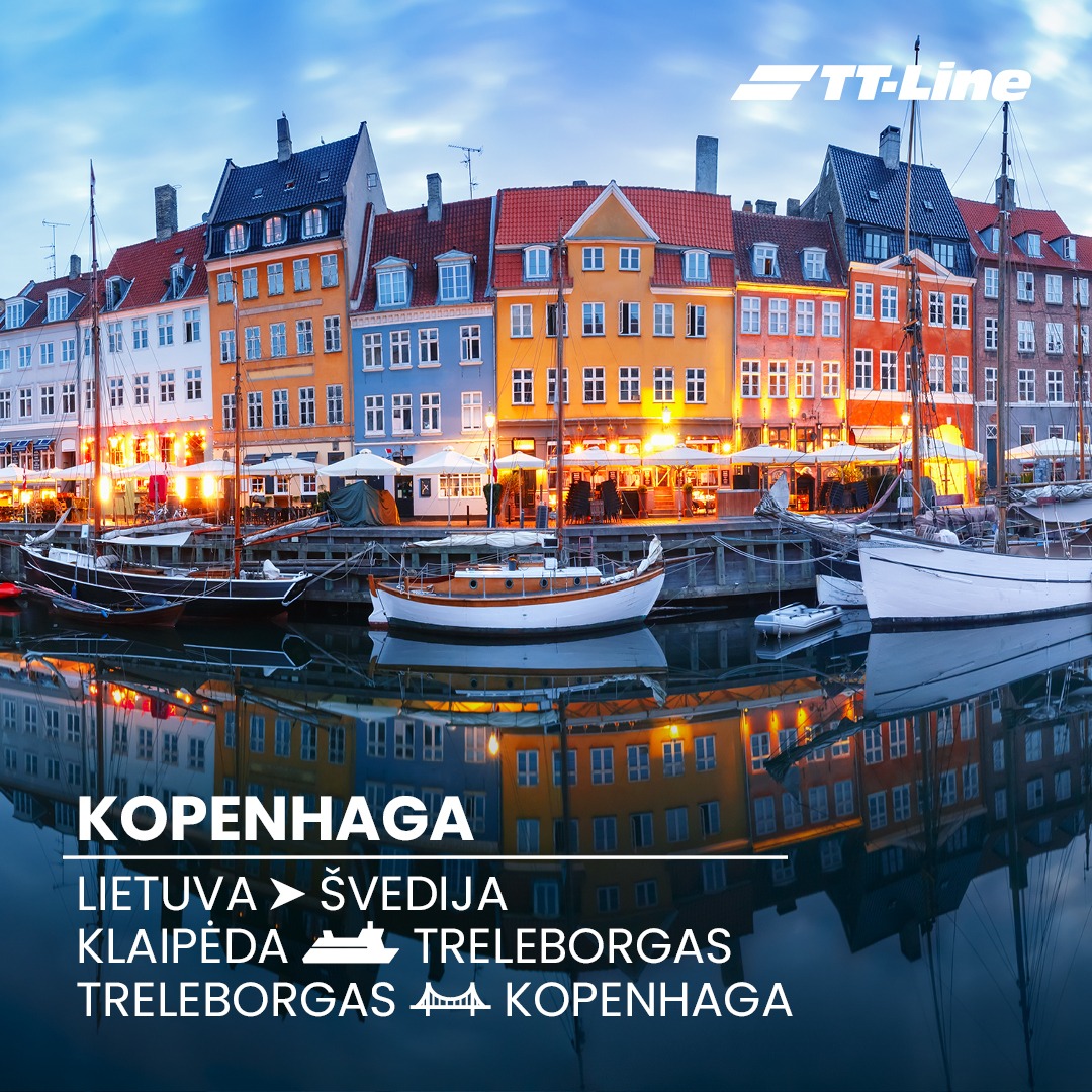 TT-Line Lietuva Facebook ad: Aplankykite Švediją, Daniją ar Vokietiją, keliaudami keltu…