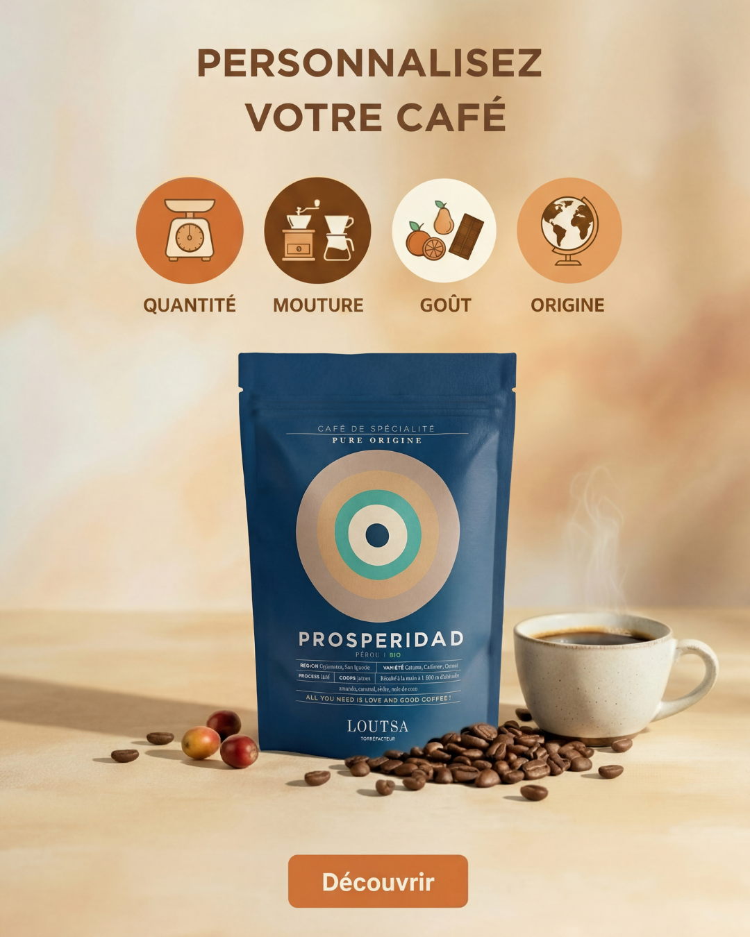 Loutsa Torréfacteur Facebook ad