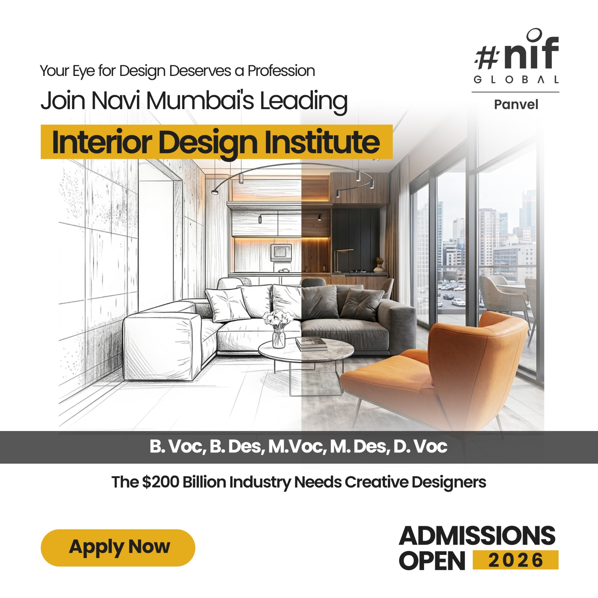 NIF Global Panvel - School Of Beauty Facebook ad