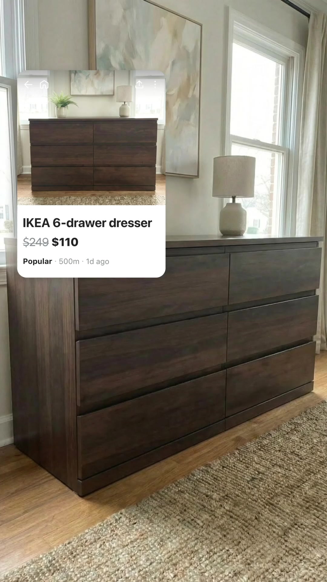 Karrot - Buy & Sell Locally Facebook ad: Save Money Buying Secondhand